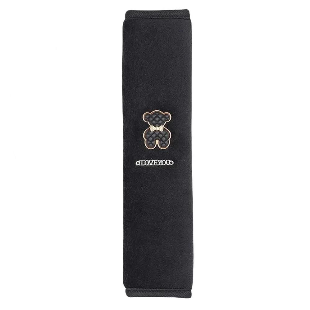 Plush Cartoon Bear Car Seat Belt Shoulder Pad - Comfort & Style for Your Drive