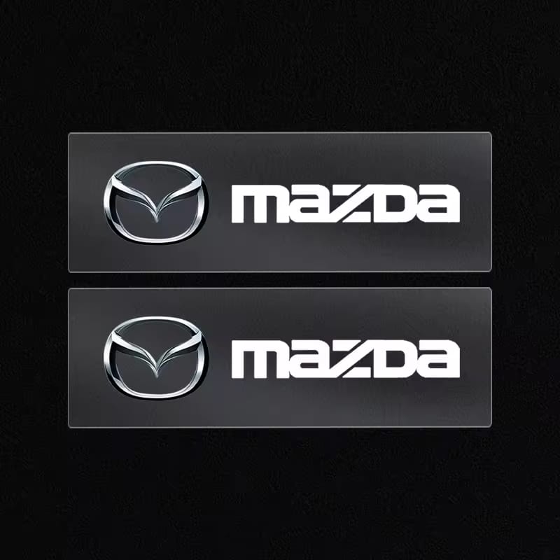Metal Car Window Lift Button Stickers for Mazda