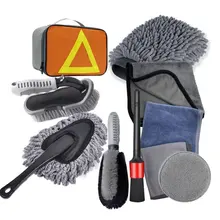 10Pcs Car Detailing Kit – Complete Cleaning Set for Toyota, Ford, Honda