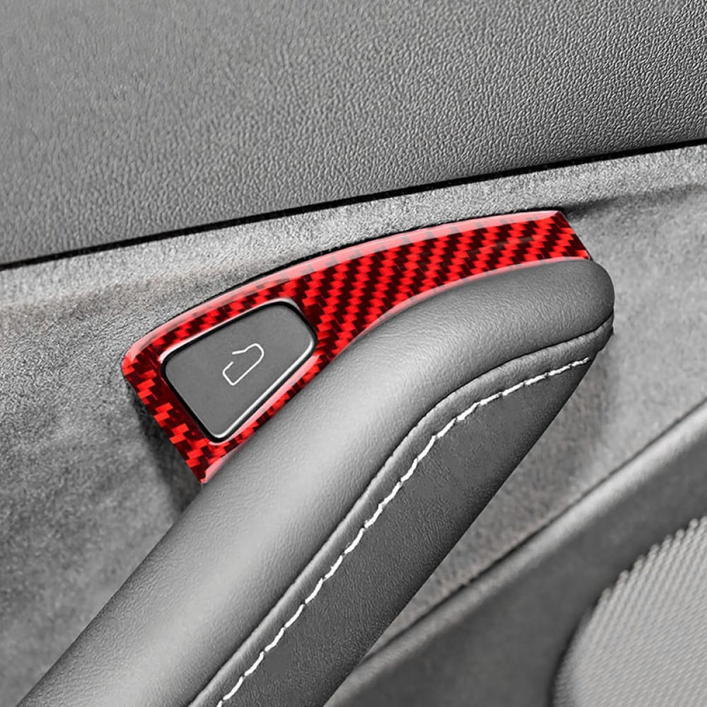 Tesla Model 3/Y Carbon Fiber Window Lifting Switch Panel Trim