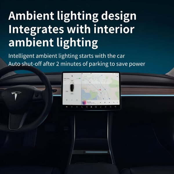 27W 2-Port Wireless Charger & USB Hub Docking Station for Tesla Model 3 & Y - Image 3