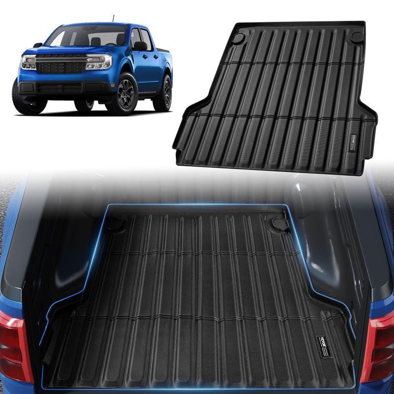 Truck Bed Mat for 2022-2024 Ford Maverick, 5 FT TPE Liner, Non-Slip