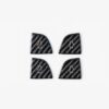 Carbon Fiber Door Switch Lock Button Trim for Tesla Model 3/Y