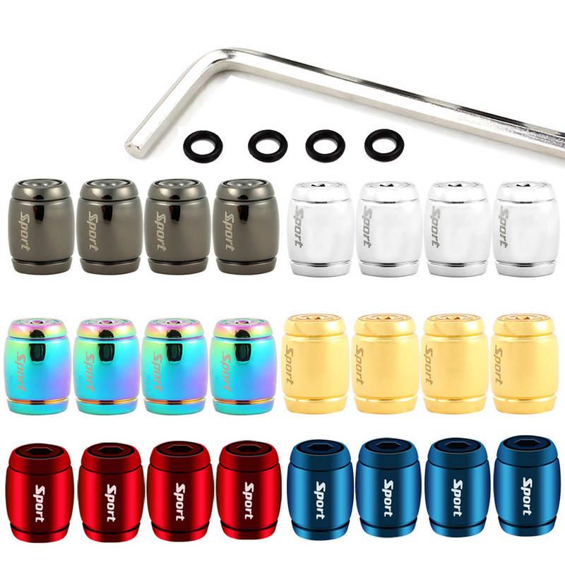 Universal Sport Metal Tire Valve Stem Caps for Car, SUV & Truck