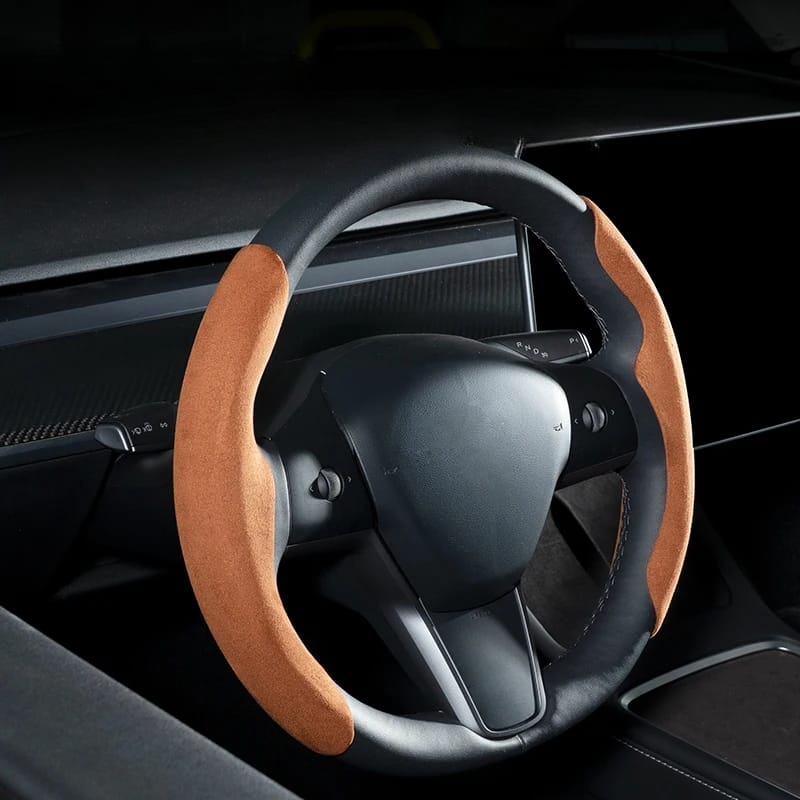 Premium Tesla Model 3/Y Steering Wheel Cover