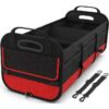Collapsible Large Car Trunk Organizer for Tesla - 95L Storage with Straps