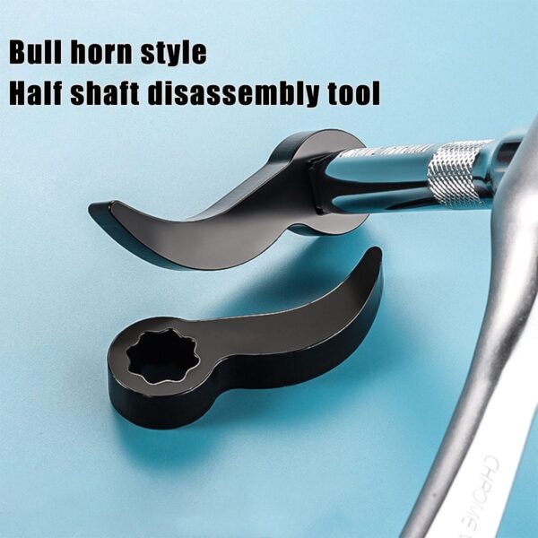 Angle Type Half Axle Disassembly Tool for Tesla – Drive Pry Bar Adapter - Image 6
