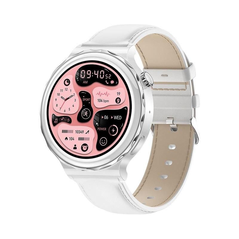 Waterproof Round Smart Watch: Fitness & Health Tracker for Men and Women