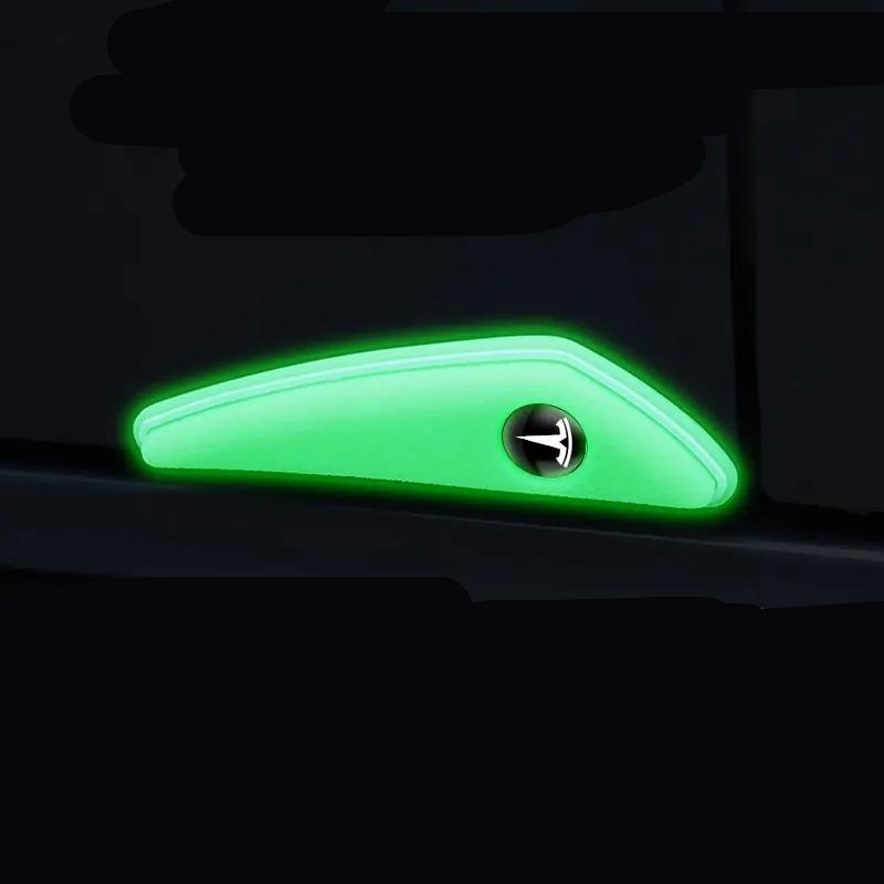 4pcs Anti-Collision Car Door Strips for Tesla Vehicles