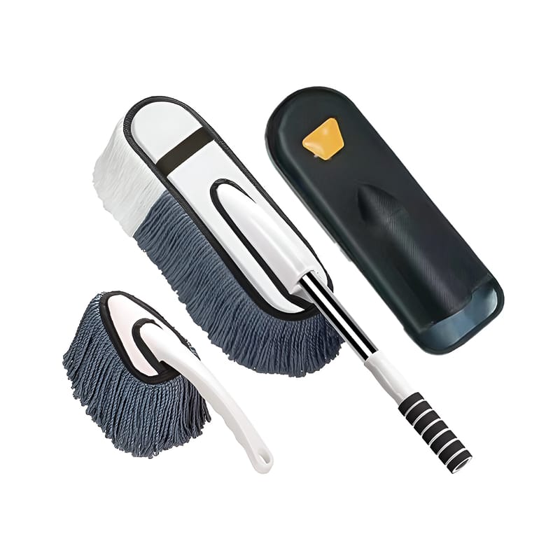 Microfiber Car Cleaning Brush Set with Telescopic Long Handle for Lexus