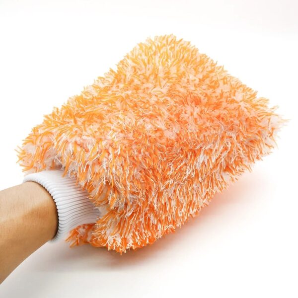 Dual-Sided Microfiber Car Wash Gloves for Tesla - Image 6