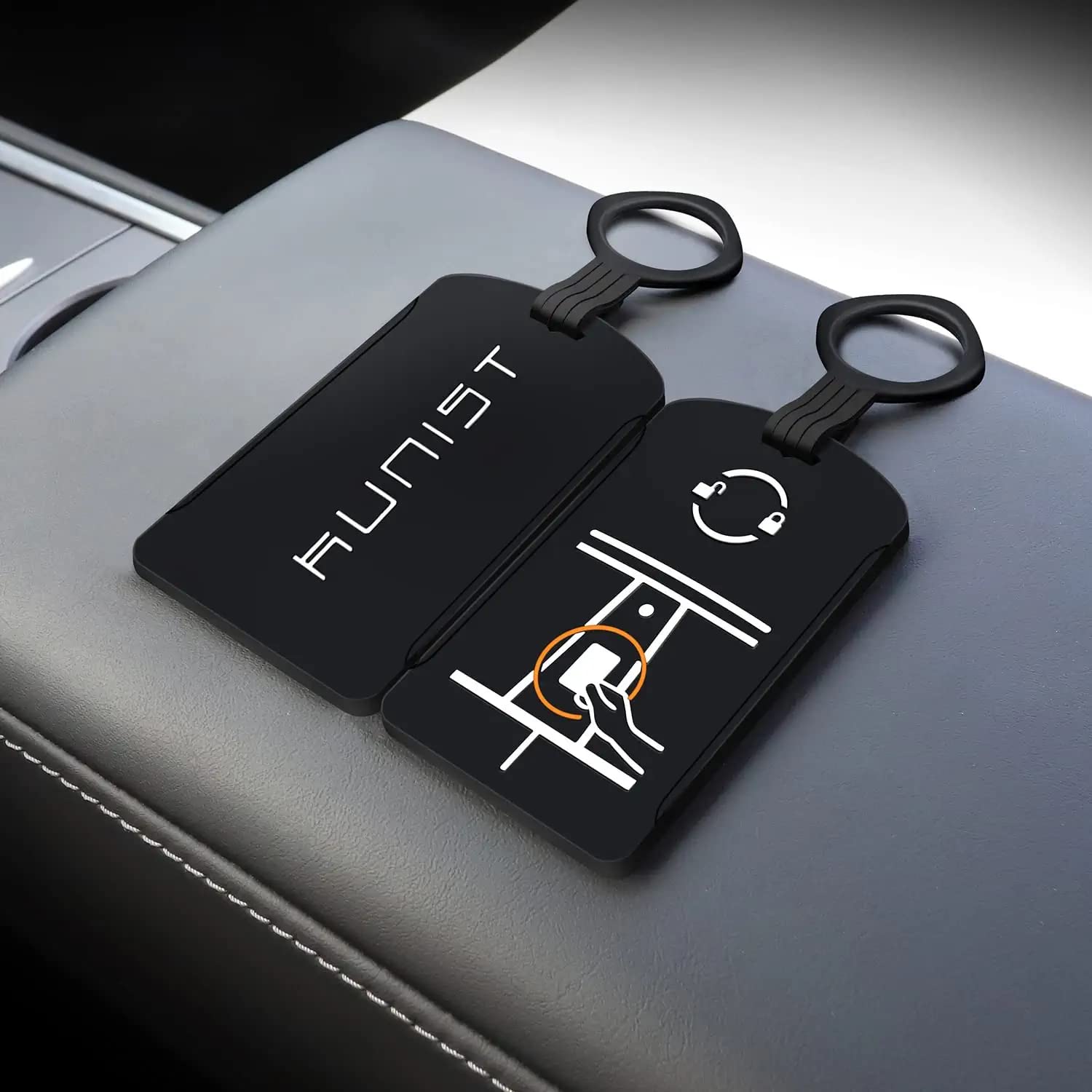 Silicone Key Card Holder Keychain for Tesla Model 3 & Model Y