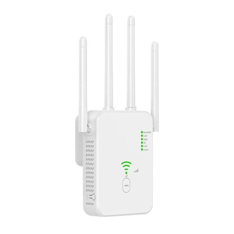 Dual-Band 1200Mbps WiFi Repeater & Signal Booster